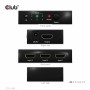 CLUB3D 3 to 1 HDMI 8K60Hz Switch switch per keyboard-video-mouse (kvm) Nero