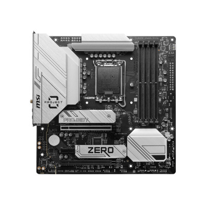 MSI B760M PROJECT ZERO scheda madre Intel B760 LGA 1700 micro ATX
