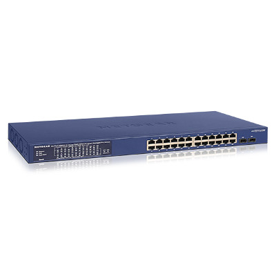 NETGEAR GS724TPP Gestito L2/L3/L4 Gigabit Ethernet (10/100/1000) Supporto Power over Ethernet (PoE) Blu