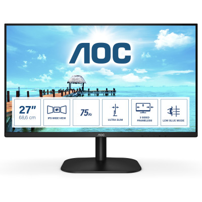 AOC B2 27B2H/EU LED display 68,6 cm (27") 1920 x 1080 Pixel Full HD Nero