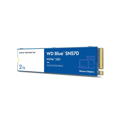WESTERN DIGITAL SSD BLUE INTERNO SN570 2TB M.2 PCIE R/W 3500/1200 GEN 3X4
