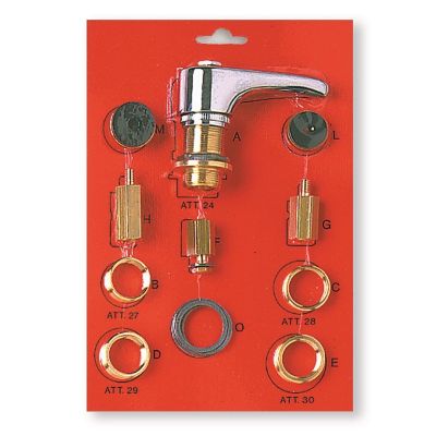 Kit universale vitone di ricambio con riduzioni e prolunghe per passo rapido