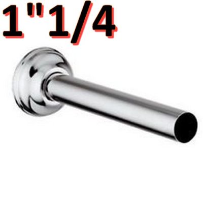 Canotto in ottone cromato con rosone Ø 32 mm