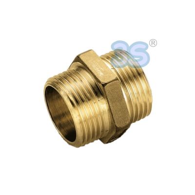 Nipples niples raccordo giunto dritto M-M 3/4'' in ottone giallo - acqua gas