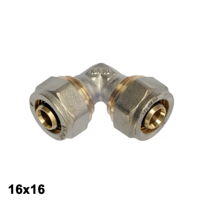 Multistrato avvitare - Gomito a 90° - 16x16