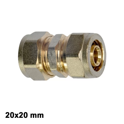 Multistrato avvitare - Giunto manicotto 20x20 mm