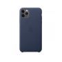 iPhone 11 Pro Max Leather Case - Midnight Blue