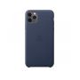 iPhone 11 Pro Max Leather Case - Midnight Blue