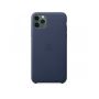 iPhone 11 Pro Max Leather Case - Midnight Blue
