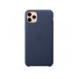iPhone 11 Pro Max Leather Case - Midnight Blue