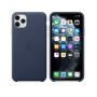 iPhone 11 Pro Max Leather Case - Midnight Blue