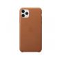 iPhone 11 Pro Max Leather Case - Saddle Brown