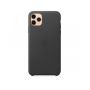 iPhone 11 Pro Max Leather Case - Black