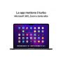 MacBook Air 13'' Apple M2 8-core CPU e 8-core GPU, HD 256GB - Mezzanotte