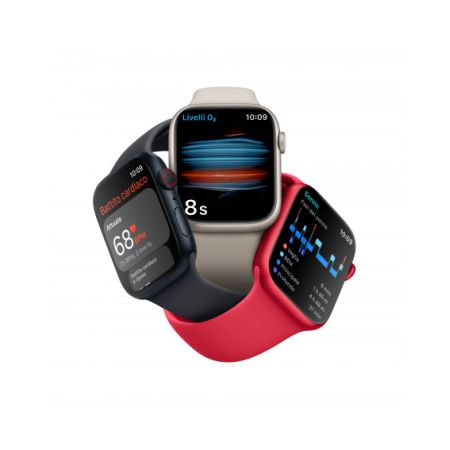 Apple Watch Series 8 GPS + Cellular 45mm (PRODUCT)RED Cassa in alluminio con (PRODUCT)RED Sport Band