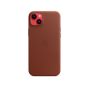 Custodia con Magsafe in Pelle per iPhone 14 Plus - Terra D'ombra