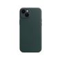 Custodia con Magsafe in Pelle per iPhone 14 Plus - Verde Cipresso