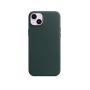 Custodia con Magsafe in Pelle per iPhone 14 Plus - Verde Cipresso