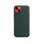 Custodia con Magsafe in Pelle per iPhone 14 Plus - Verde Cipresso