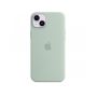Custodia con Magsafe in Silicone per iPhone 14 Plus - Agave
