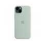 Custodia con Magsafe in Silicone per iPhone 14 Plus - Agave