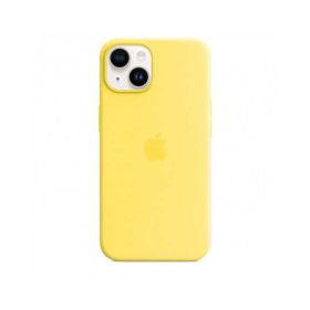 Custodia con Magsafe in Silicone per iPhone 14 Plus - Giallo canarino
