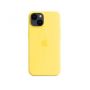 Custodia con Magsafe in Silicone per iPhone 14 Plus - Giallo canarino