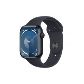 Apple Watch Series 9 GPS 45mm Cassa in alluminio mezzanotte - Cinturino sport mezzanotte - S/M