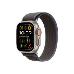 2023 - Apple Watch Ultra 2 GPS + Cellular, 49mm Cassa in titanio con blu/nero trail loop - M/L