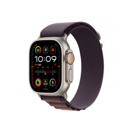 2023 - Apple Watch Ultra 2 GPS + Cellular, 49mm Cassa in titanio con indaco alpine loop - small