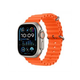 2023 - Apple Watch Ultra 2 GPS + Cellular, 49mm Cassa in titanio con Arancione Ocean band