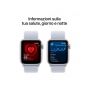 Apple Watch SE GPS + Cellular 40mm Argento Cassa Alluminio con Cinturino Sport Loop Nuvola Blu