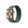 Apple Watch SE GPS + Cellular 44mm Galassia Cassa Alluminio con Cinturino Sport Loop Lago Verde