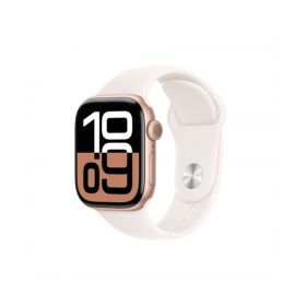 Apple Watch Series 10 GPS + Cellular 42mm Rose Oro Cassa Alluminio con Cinturino Sport Rosa Fard - S/M