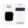 Apple Watch Series 10 GPS 42mm Jet Nero Cassa Alluminio con Cinturino Loop Inchiostro