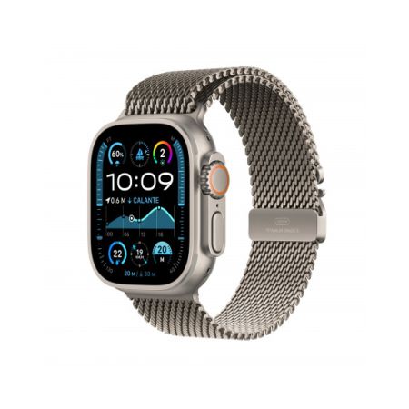 Apple Watch Ultra 2 GPS + Cellular 49mm Cassa Titanio Naturale con Titanio Naturale Milanese Loop - S
