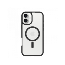 OtterBox React MagSafe Apple iPhone 16 Plus Black Crystal - clear/black
