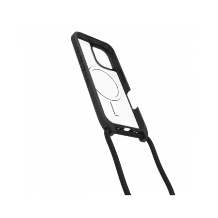OtterBox React Necklace MagSafe Apple iPhone 16 Black Crystal - clear/black