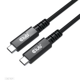 CLUB3D CAC-1571 cavo USB USB4 Gen 3x2 0,8 m USB C Nero