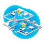 Repeater FRITZ! 1200 AX Ripetitore di rete 2400 Mbit/s Bianco