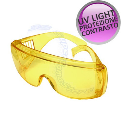 Occhiali di protezione e contrasto per luce UV