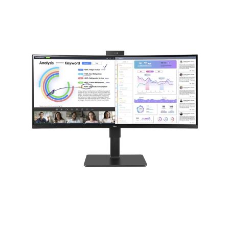 LG 34BQ77QC-B Monitor PC 86,4 cm (34") 3440 x 1440 Pixel Wide Quad HD LCD Nero