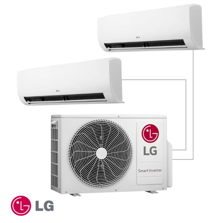 LG multi split system RM3U19.U24 + RMN09.NSJ + RMN12.NSJ