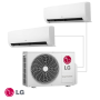 LG multi split system RM3U19.U24 + RMN09.NSJ + RMN12.NSJ