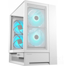 COUGAR OmnyX White Case Omnidirezionale Midi Tower Vetro Temperato No-Power ATX/mATX/Mini-ITX