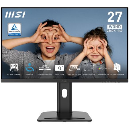 MSI Pro MP273QP E2 Monitor PC 68,6 cm (27") 2560 x 1440 Pixel Wide Quad HD LED Nero