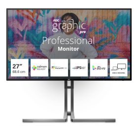 AOC U3 U27U3CV Monitor PC 68,6 cm (27") 3840 x 2160 Pixel 4K Ultra HD LCD Nero