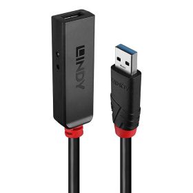 Lindy 43402 hub di interfaccia USB 3.2 Gen 1 (3.1 Gen 1) Type-C 5000 Mbit s Nero
