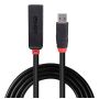 Lindy 43402 hub di interfaccia USB 3.2 Gen 1 (3.1 Gen 1) Type-C 5000 Mbit s Nero