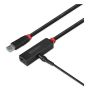 Lindy 43402 hub di interfaccia USB 3.2 Gen 1 (3.1 Gen 1) Type-C 5000 Mbit s Nero